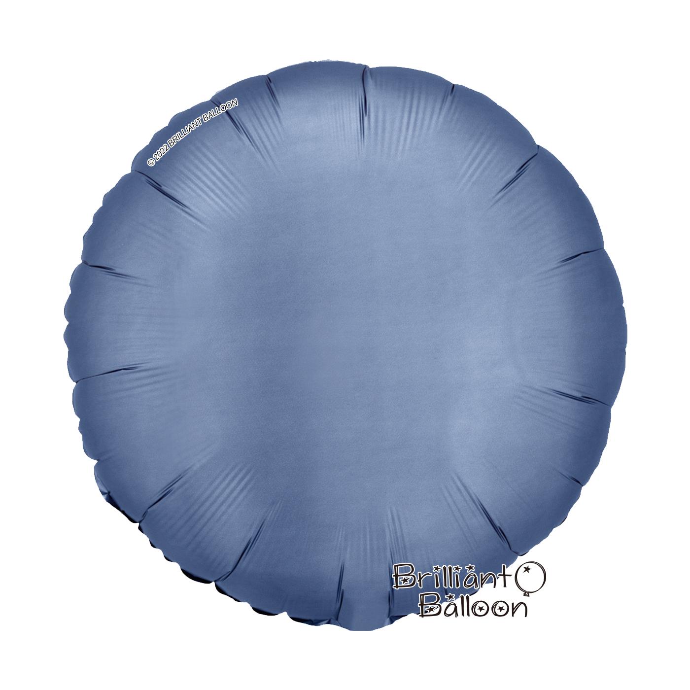 36812-satin-luxe-steel-blue-Round-Foil-Balloon